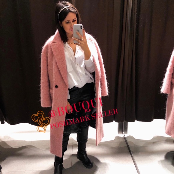 BLOGGERS FAV ZARA LIMITED EDITION WOOL BLEND COAT - Picture 5 of 14